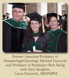 Dr. Michael Fanucchi, Dr. Beth Seelig and Laura Fanucchi