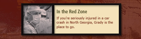 In the red zone