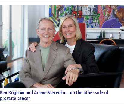 Ken Brigham and Arlene Stecenko--on the other side of prostate cancer