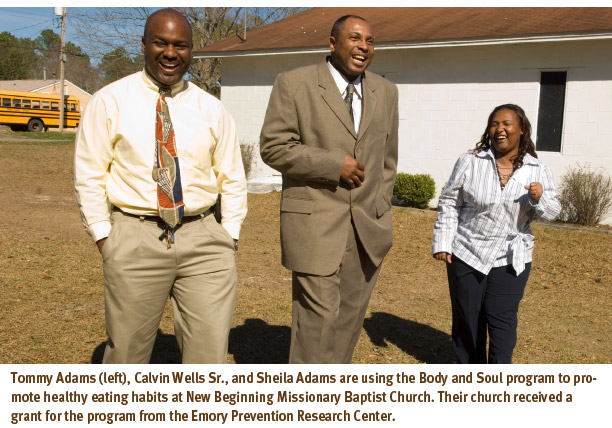 The Body and Soul program promotes healthy eating habits at New Beginning Missionary Baptist Church.