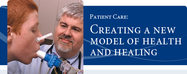 Patient Care: Creating a new model of health and healing