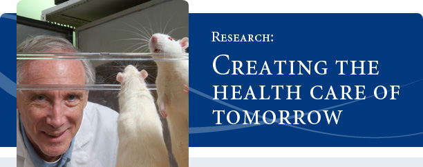 Research: Creating the health care of tomorrow