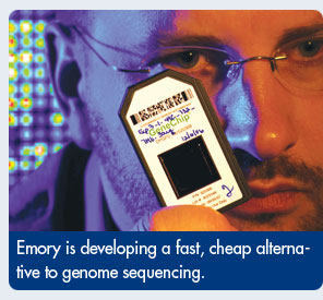 Emory is developing a fast, cheap alternative to genome sequencing.