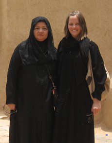 Jessie Gleason with Nalia Abduljadayel