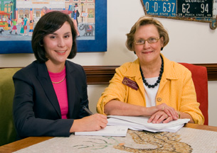 Jackie Green and Sharon Cooper